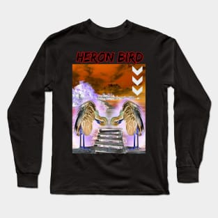 HERON BIRD Long Sleeve T-Shirt